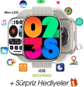 Resim Wearfit Js10 Pro Max Akıllı Kol Saati 49mm Miniled Ekran (GRİ) 