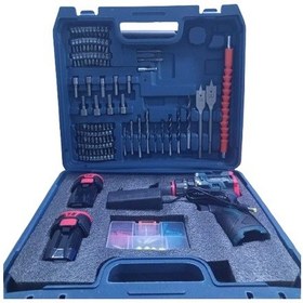 Resim Bn-5 Profesyonel Kömürsüz Armut Şarjlı Matkap Çift Batarya 90 Par 