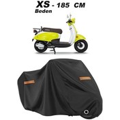 Resim Challenger Siyah 195 Cm S Motosiklet Brandası Reflektörlü Su Geçirmez Güneşe Dayanıklı Kılıf 