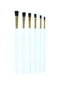 Resim Art&art Şeffaf Gövdeli Düz Fırça Seti 6'lı 