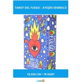 Resim Tarot Del Fuego Ateşin Gücü Mistisizm Kart Deste 1 Adet 