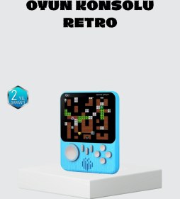 Resim 666 Oyunlu Retro Mini Oyun Konsolu - 3.5" Lcd Ekran Ve Çift Kişilik Oyun 