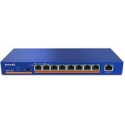 Resim Genel Markalar 9port 63w 8port PoE TEF1109P-8-63W 10/100 Yönetilemez Switch 