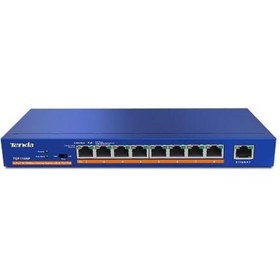 Resim Genel Markalar 9port 63w 8port PoE TEF1109P-8-63W 10/100 Yönetilemez Switch 
