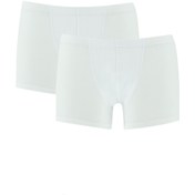 Resim Beyaz Comfort Hipster 2'li Pamuklu Boxer Seti Kigili