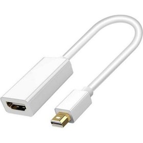 Resim 3C Store Mini Displayport HDMI Uyumlu 4K 1080P Adaptör Mini Dp Erkek Macbook Tablet Monitör Laptop Projektör Için Hd Dönüştürücü (Yurt Dışından) 