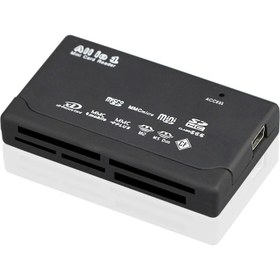 Resim USB Kart Okuyucu Sd Sdhc Mini Micro Sd M2 Mmc Xd Cf All In One Çoklu Card Reader 