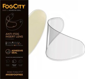 Resim Fogcity Fog City By Pinlock Üniversal Buğu Önleyici Cam Şeffaf 