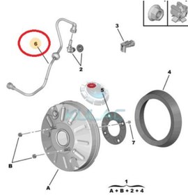 Resim PSA Westenhouse Hortumu Expert4-traveller-c4 Pıcasso 2.0hdı Dw10fd-dw10fd -9806151480 