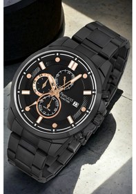 Resim Ferrucci Erkek Kol Saati Siyah Renk Function Fcf.13853fm.03 Bileklik Hediye Sdfer115 Çok Renkli 