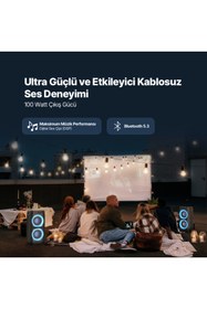 Resim Ttec Carnival 100W Taşınabilir Kablosuz Bluetooth Parti Hoparlörü 