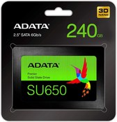 Resim Adata SU650 2.5 İnç 240 GB Sata 450 MB\u002Fs 520 MB\u002Fs SSD 