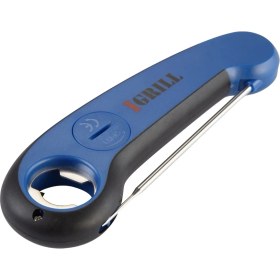 Resim IGRILL Waterproof Dijital Sıcaklık Ölçer Gıda Termometresi (Mavi) 