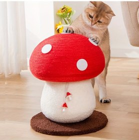 Resim Etkileşimli Mantar Kedi Tırmalama Oyuncağı 