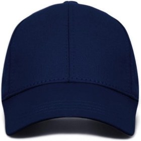 Resim Unisex Lacivert Renk Beyzbol Şapka - Unisex Lacivert 
