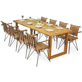 Resim Neiwel Loen Doğal Ahşap Yemek Masası-70-140 Açık Ceviz 