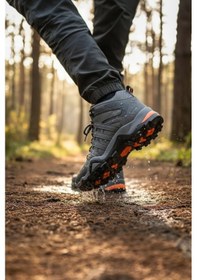 Resim Enoch Erkek Füme Turuncu Su Geçirmez Outdoor Trekking Ve Doğa Yürüyüş Botu Turuncu 