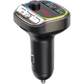 Resim Yesnıce Fm Transmitter 5.0 Bluetooth Araç Kiti USB Mp3 Sd Kart Çakmaklık Girişli Oto Müzik Çalar 