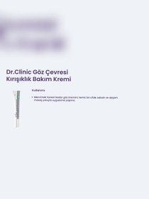 Resim Dr. Clinic Göz Çevresi Kırışıklık Bakım Kremi 15 ml 