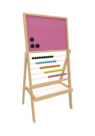Resim Renkli Mıknatıslı Yüzeyli 50 Boncuklu Yazı Tahtası 30x40cm 