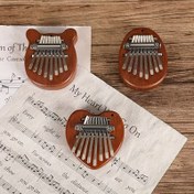 Resim 8 Nota Ahşap Kalimba Başparmak Piyano, Yetişkinler & Başlangıç Seviyesi İçin Ramazan Hediyesi - Boyun Askılı & Talimatlı Taşınabilir Mini Müzik Aleti (Eid al-Fitr Hediye Fikri, Rahatlatıcı & Kültürel Müzik) 