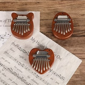 Resim 8 Nota Ahşap Kalimba Başparmak Piyano, Yetişkinler & Başlangıç Seviyesi İçin Ramazan Hediyesi - Boyun Askılı & Talimatlı Taşınabilir Mini Müzik Aleti (Eid al-Fitr Hediye Fikri, Rahatlatıcı & Kültürel Müzik) 