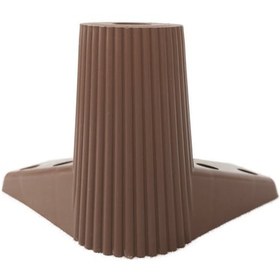 Resim Zeygen Roma Plastik Mobilya Baza Koltuk Kanepe Ayağı 10 Cm Ceviz 8 Adet 