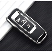 Resim bigkey Honda Pcx 2021-2022-2023-2024 Model Uyumlu Anahtar Kılıfı Siyah GÜMÜŞ ( Forza Uymaz ) 