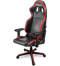 Resim Sparco Icon Ofis Ve Oyuncu Koltuğu Deri Siyah Kırmızı 998nrrs Siyah - Kırmızı 