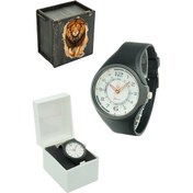 Resim Galatasaray Lisanslı Siyah Kordon Saat Hediyelik Ahşap Kutulu 122 