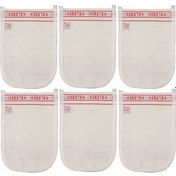 Resim Kelebek Kese Kral Hamam ve Banyo Kesesi 6'lı Beyaz 