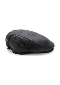 Resim Tamer Tanca Erkek Hakiki Deri Siyah Şapka 524 1106 Lndn Spk Sk23/24 Sıyah Jumbo Siyah 