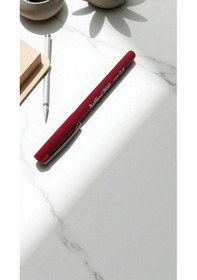 Resim 200 Fineliner 0.4mm Keçe Uçlu Kalem Koyu Kırmızı 