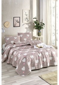 Resim Battal Boy Kapitone Yatak Örtüsü Çok Amaçlı Herz Gülkurusu Gülkurusu 