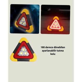 Resim Bucuks Mey Ithalat® 180° Döndürülebilir Asma Aparatlı Park ve Ikaz Lambası 