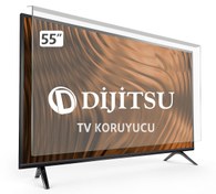 Resim DIJITSU DJTV55S TV EKRAN KORUYUCU - Dijitsu 55\ inç 139 cm Tv Ekran Koruyucu Şeffaf Paneli 