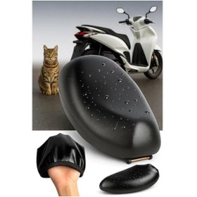 Resim Su Geçirmez Motosiklet Sele Kılıfı - Yamaha Nmax Uyumlu 0000 