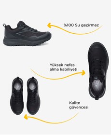 Resim Greyder Kadın Siyah Su Geçirmez Outdoor Ayakkabı 5K2GA18881 