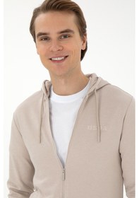 Resim U.s. Polo Assn. Erkek Taş Hırka Örme 50293412-vr049 Tas Taş 