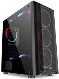 Resim GameBooster GB-GH008BB 650w 80+ Bronze USB 3.0 Mesh ARGB Fanlı Gaming Kasa 