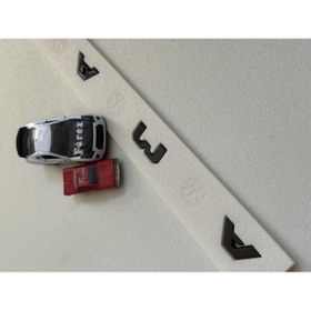 Resim EDEXPORT Amarok Yeni Nesil Boşluklu Piano Black Bagaj Yazısı 3M 3D ABS 