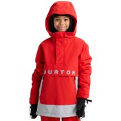 Resim Burton Frostner 2L Anorak Jacket Unisex Çocuk Kırmızı Snowboard Ceketi 