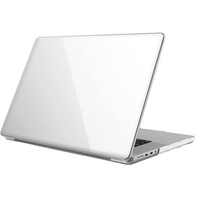 Resim Novstrap Apple Macbook Pro 16 İnç M3/m3 Pro/m3 Max A2991 İle Uyumlu Kılıf Sert Parlak Koruma Kapak Şeffaf 