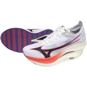 Resim Mizuno Wave Rebellion Pro 3 Unisex Koşu Ayakkabısı Beyaz / Turuncu 