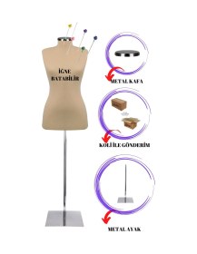 Resim 40 Beden Full Iğne Batan Terzi Mankeni Prova Mankeni Vitrin Mankeni Po-01 4936 