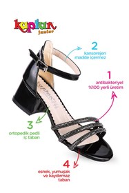 Resim KAPTAN JUNIOR Kız Çocuk Topuklu Abiye Ayakkabı Pssk 403 