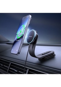 Resim Mcdodo Ch-6290 Magigo Pro Manyetik Araç İçi Kablosuz Şarj Ve Telefon T 