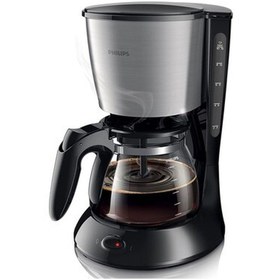 Resim Philips Çelik Filtre Kahve Makinesi Inox Cam 220 - 240 V C / F Filtre Kahve Mak 