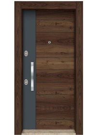 Resim Ahşap Çelik Kapı Tez3598 
