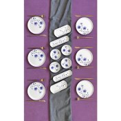 Resim Mor Menekşe 6 Kişilik 14 Parça Kahvaltı Takımı 